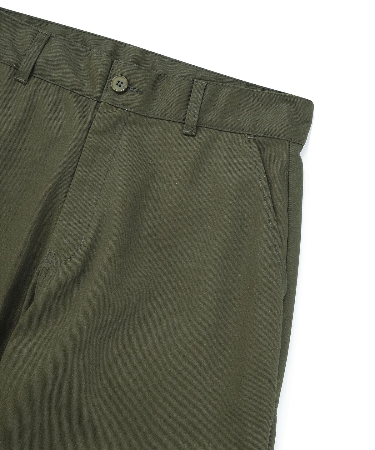 컬럼비아 유니버시티(COLUMBIA UNIVERSITY) NYC LABEL CP LOOSE FIT DOUBLE KNEE PANTS 다크카키