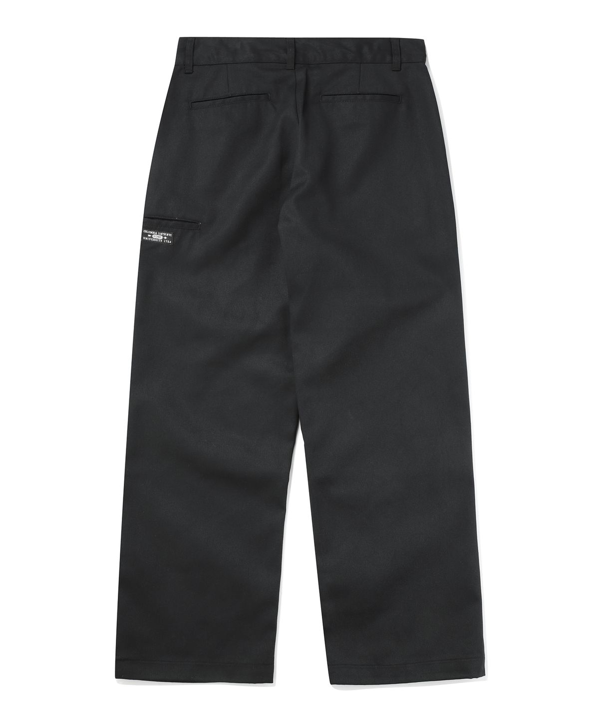 컬럼비아 유니버시티(COLUMBIA UNIVERSITY) NYC LABEL CP LOOSE FIT DOUBLE KNEE PANTS 블랙