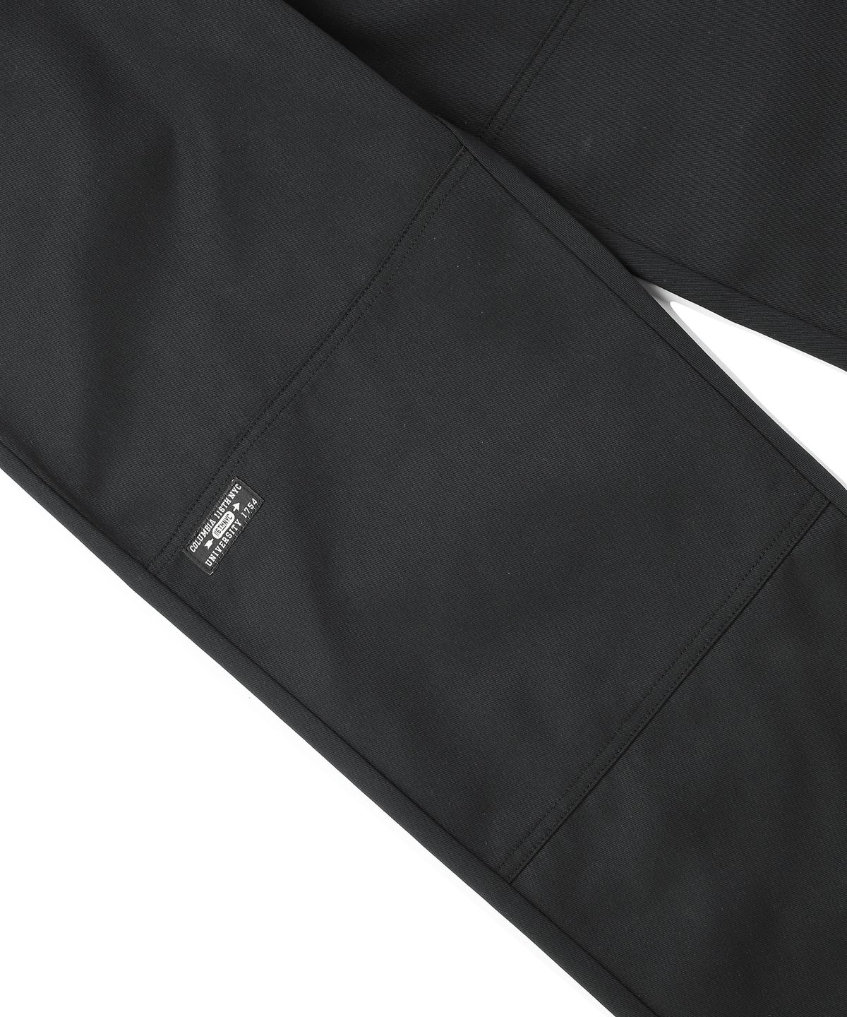 컬럼비아 유니버시티(COLUMBIA UNIVERSITY) NYC LABEL CP LOOSE FIT DOUBLE KNEE PANTS 블랙