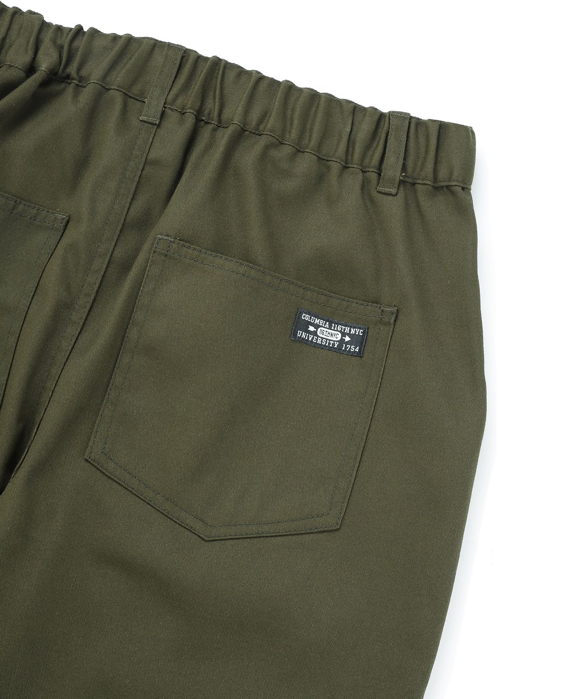 컬럼비아 유니버시티(COLUMBIA UNIVERSITY) NYC LABEL CP REGULAR FIT FATIGUE PANTS 다크카키