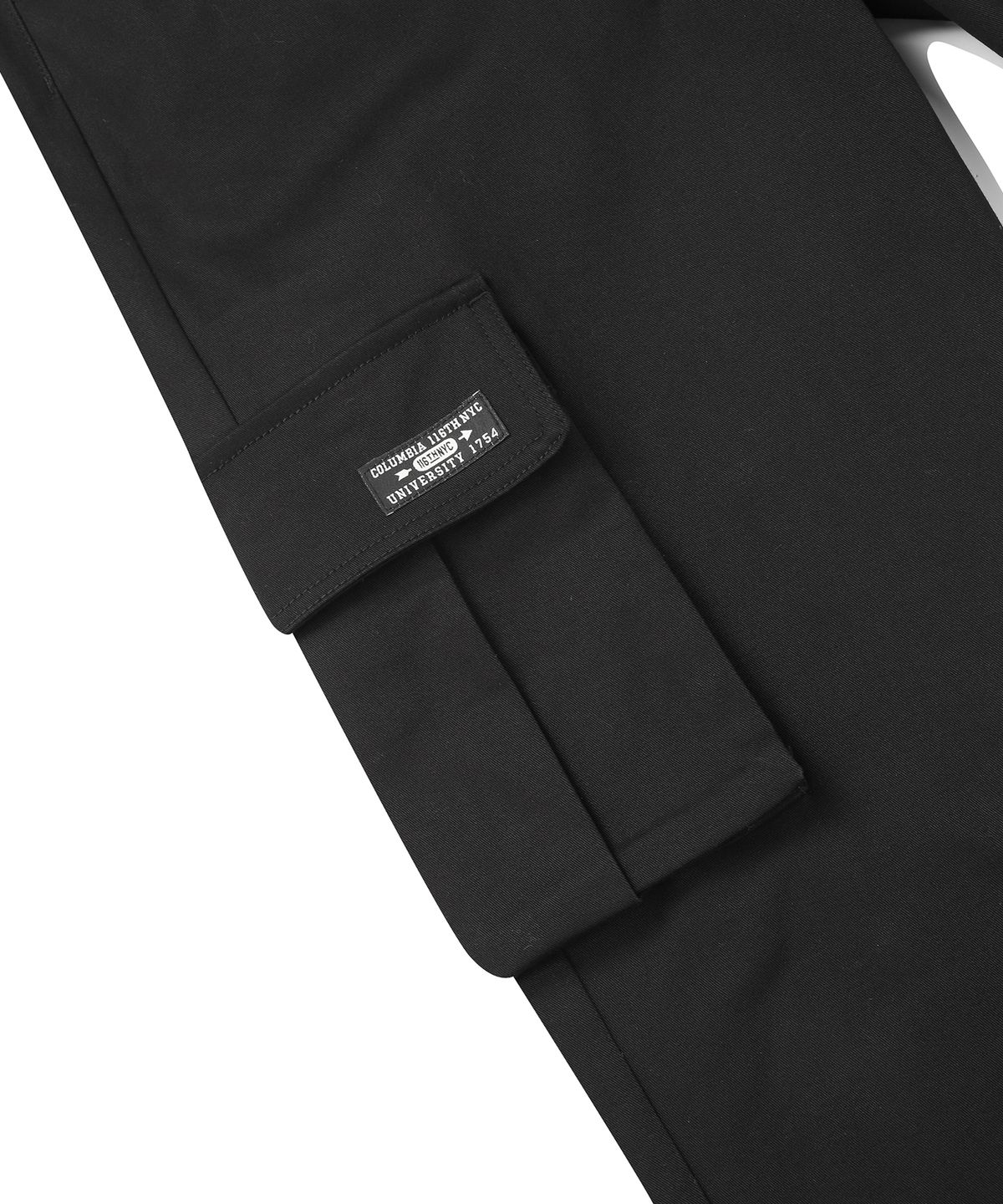 컬럼비아 유니버시티(COLUMBIA UNIVERSITY) NYC LABEL CP MULTI POCKET LOOSE FIT PANTS 블랙