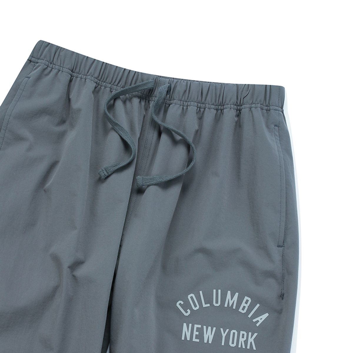 컬럼비아 유니버시티(COLUMBIA UNIVERSITY) CU NY REGULAR FIT NYLON PANTS 차콜