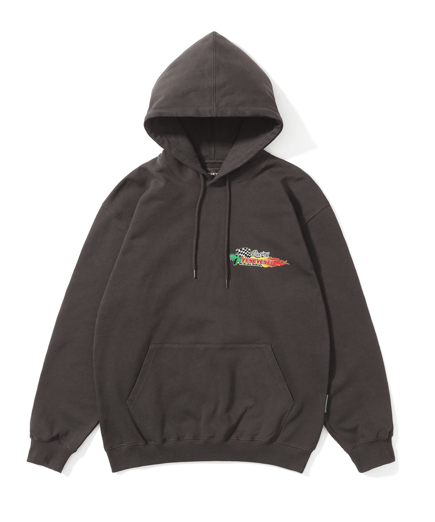 【YESEYESEE】RACING 22 HOODIE / GREY f20066e805353d1c5a2ea5c5c8deaf
