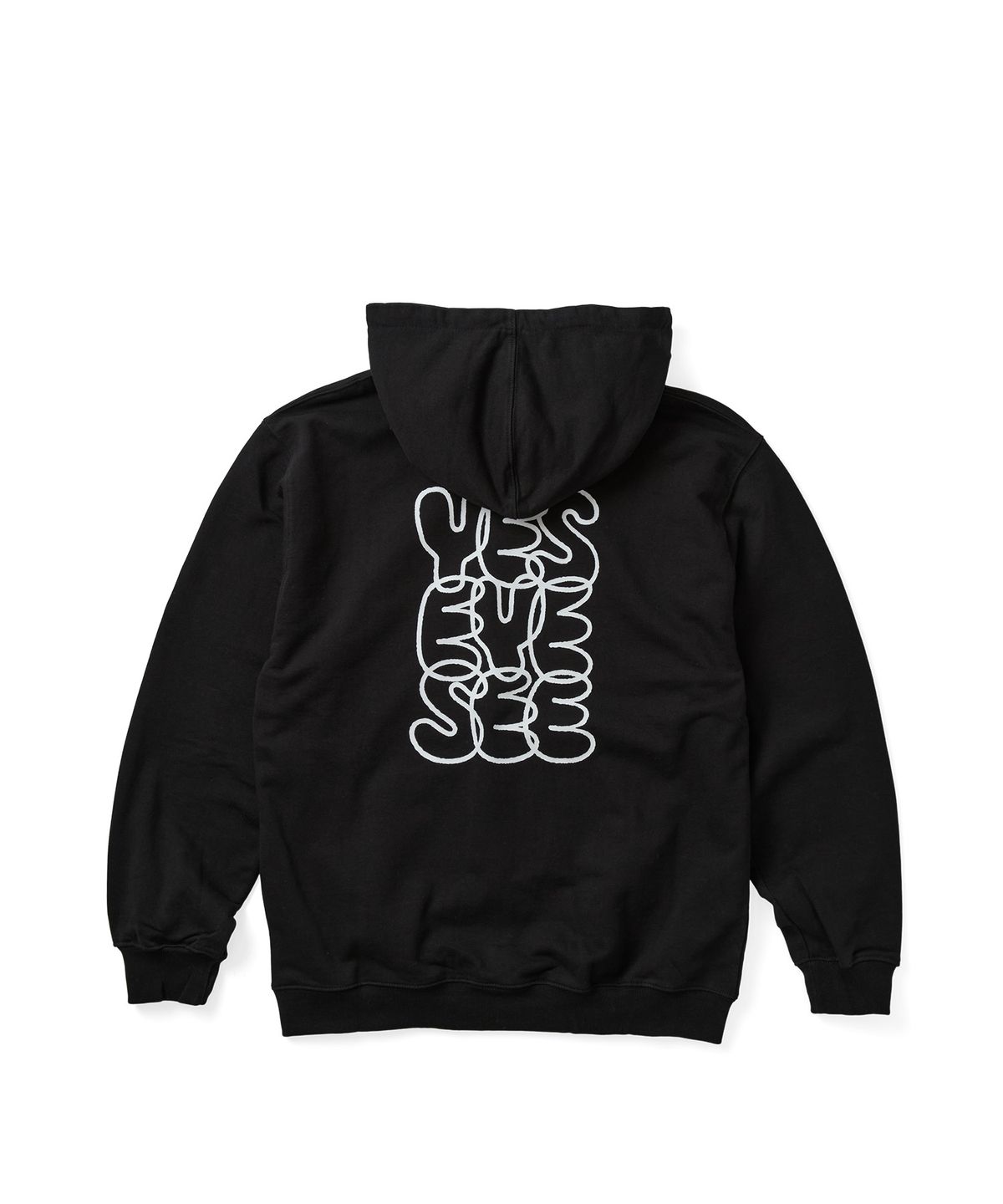 예스아이씨(YESEYESEE) C-Logo Hoodie Black