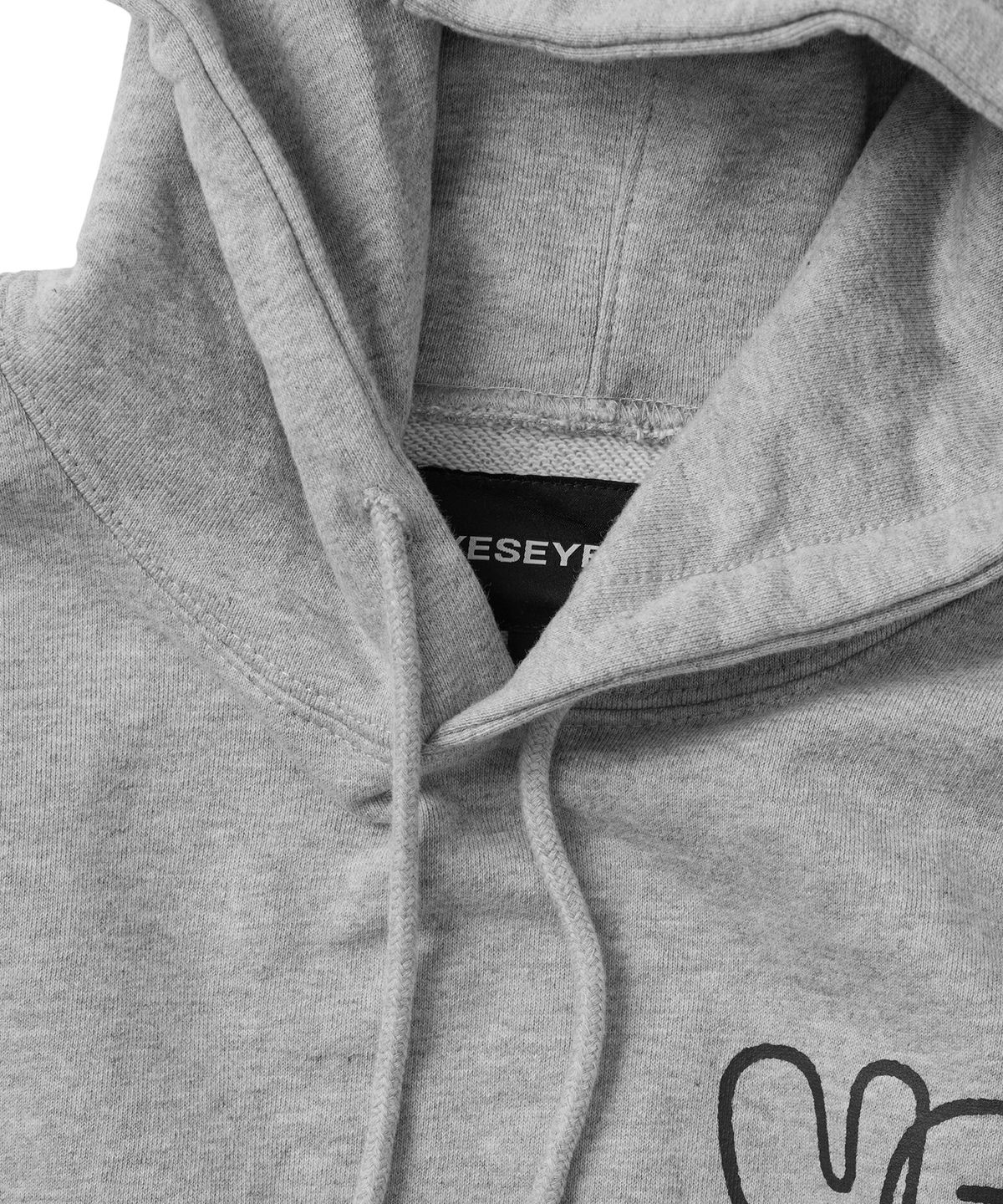 예스아이씨(YESEYESEE) C-Logo Hoodie Grey
