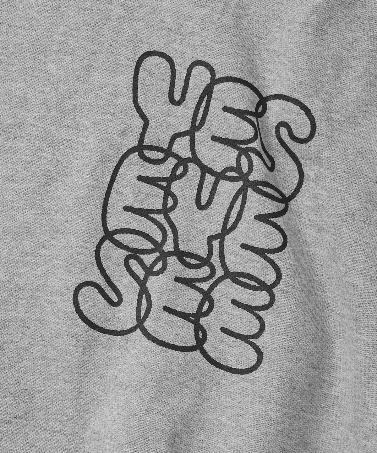 예스아이씨(YESEYESEE) C-Logo Hoodie Grey