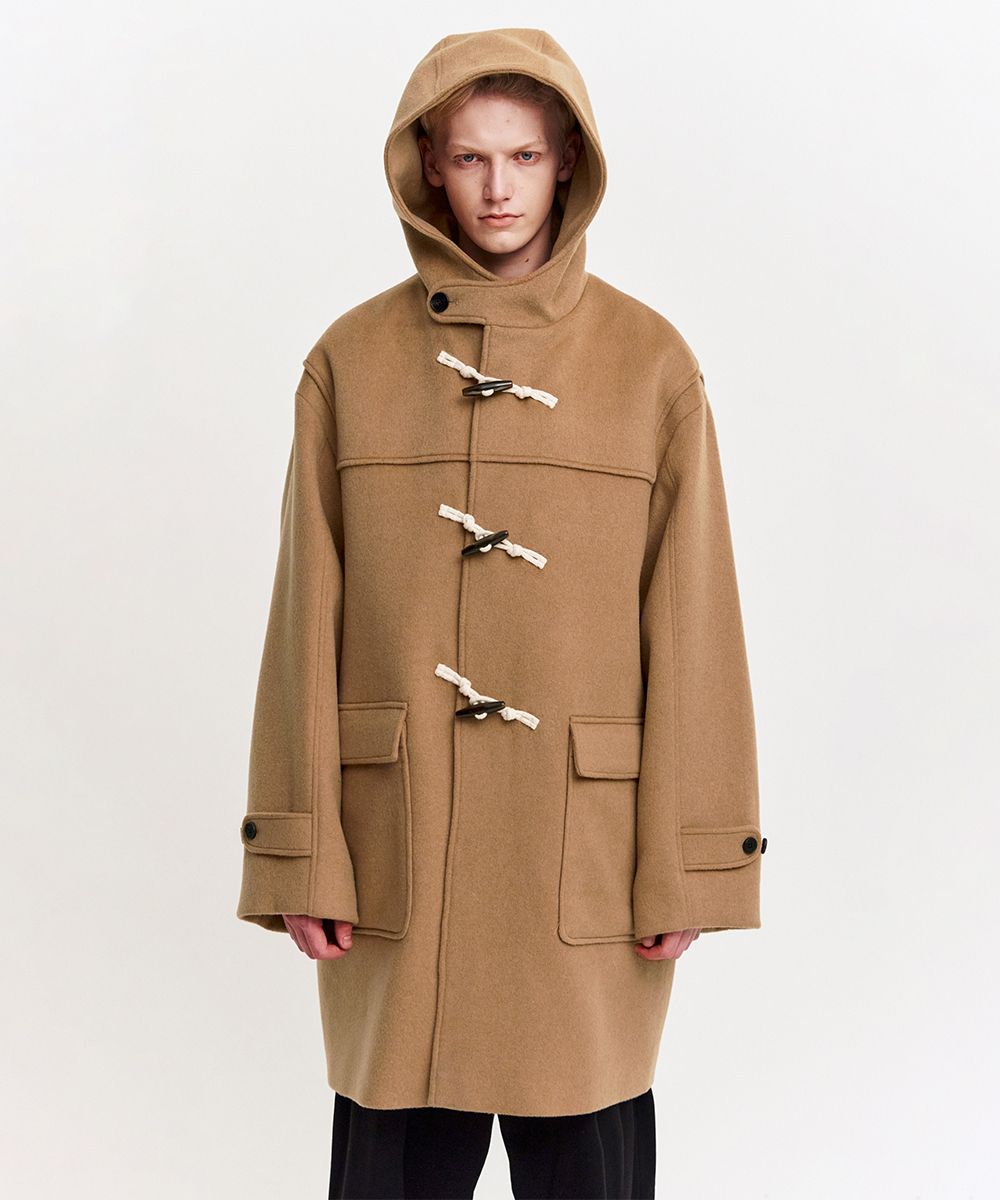 MUSINSA公式 | MMGL HOODED DUFFLE COAT (BEIGE)