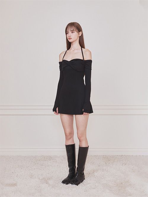 ワンピース Not your rose Alice dress 4BNY356 MUSINSA | NOT YOUR ROSE Alice Dress (Black)
