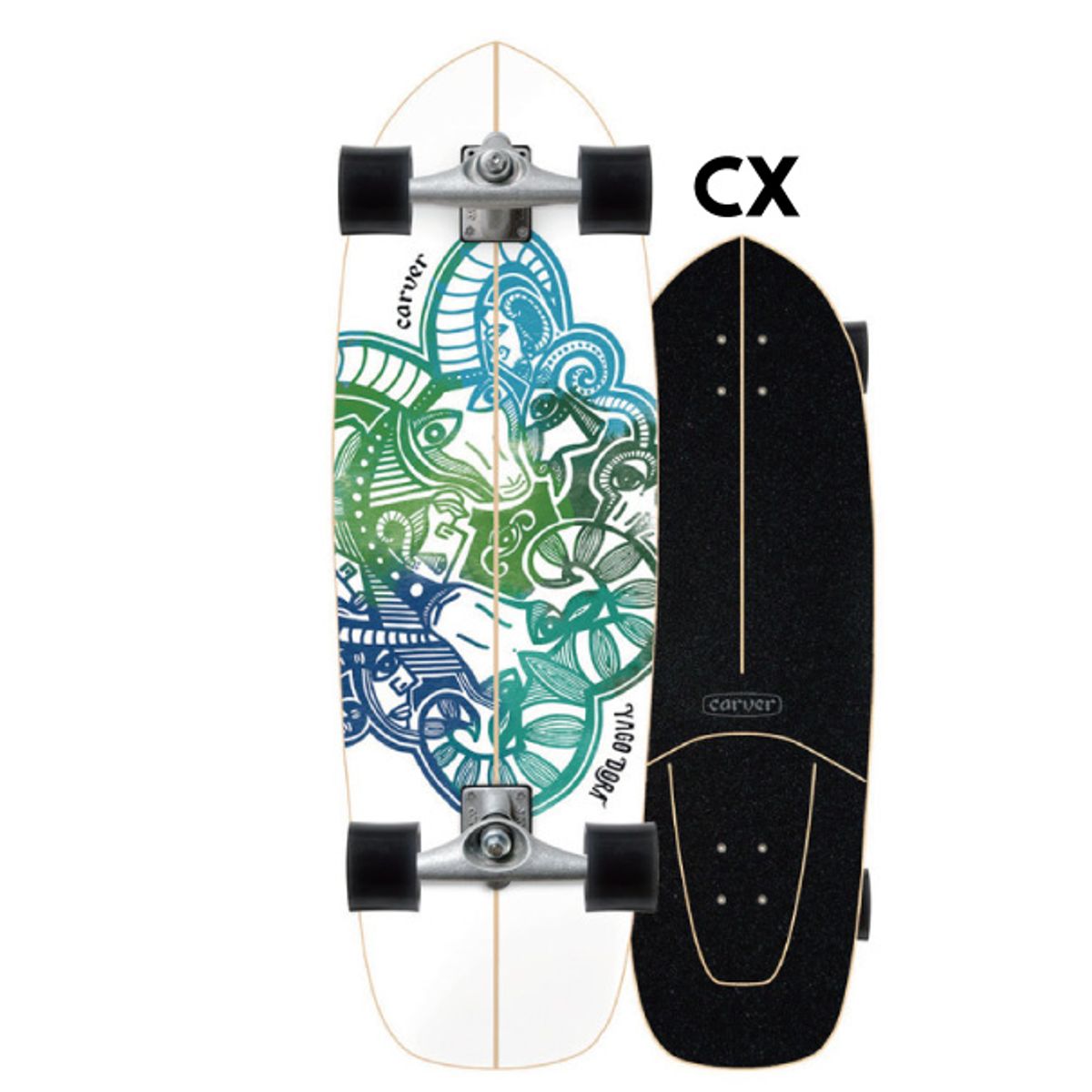 카버스케이트보드(CARVER SKATEBOARD) 30.75인치 야고 스키니 코트