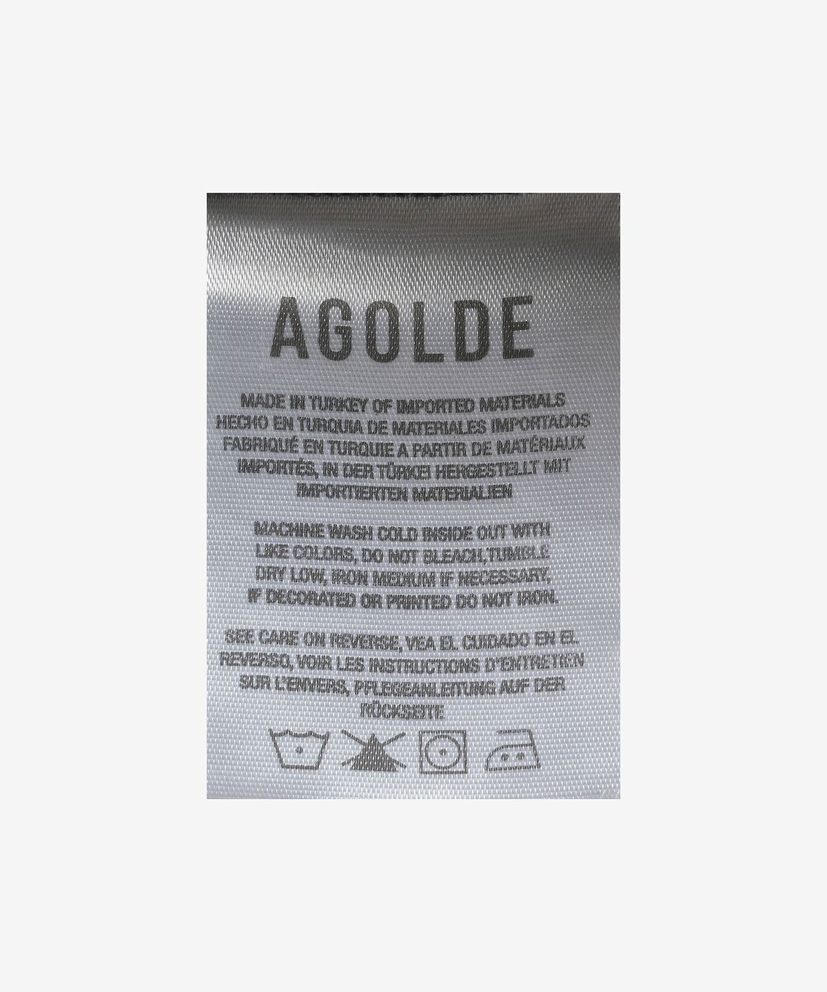 에이골디(AGOLDE) 머렐 하이웨스트 스트레이트 데님 팬츠 - 나이트폴 블랙 / A90211372NGTFL