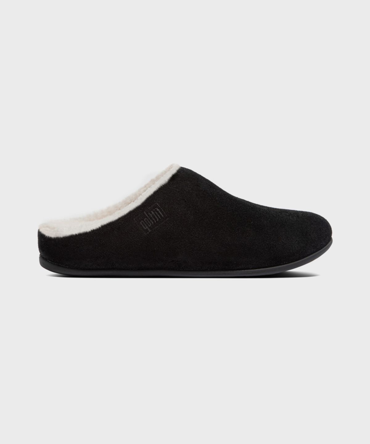 핏플랍(FITFLOP) 크리시 시어링 어그 슬리퍼 Black
