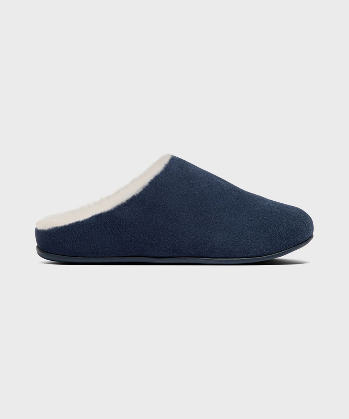 핏플랍(FITFLOP) 크리시 시어링 어그 슬리퍼 Midnight Navy