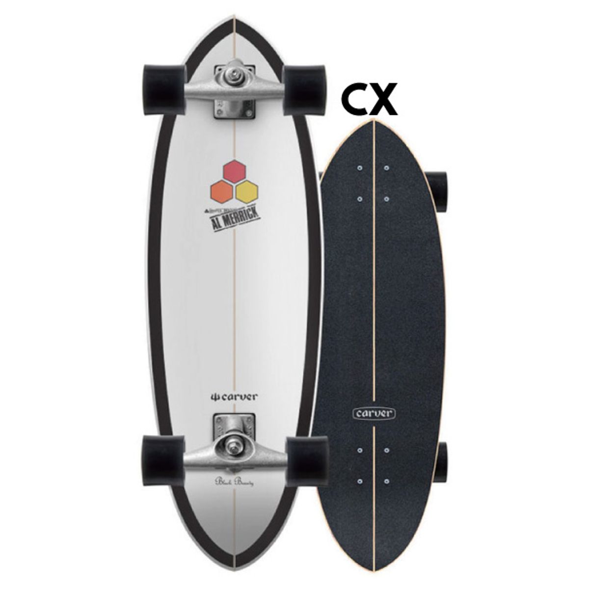 카버스케이트보드(CARVER SKATEBOARD) 31.75인치 채널 아일랜드 블랙뷰티