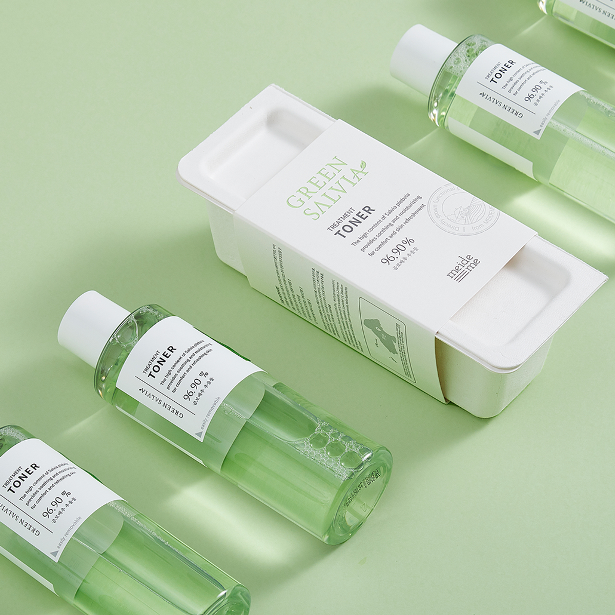 메이드미(MEIDEME) 그린샐비아 곰보배추 진정토너 200ml
