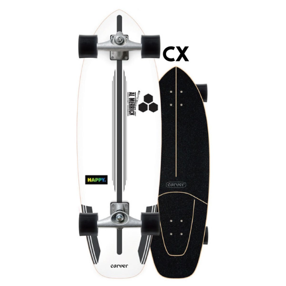 카버스케이트보드(CARVER SKATEBOARD) 30.75인치 채널아일랜드 해피