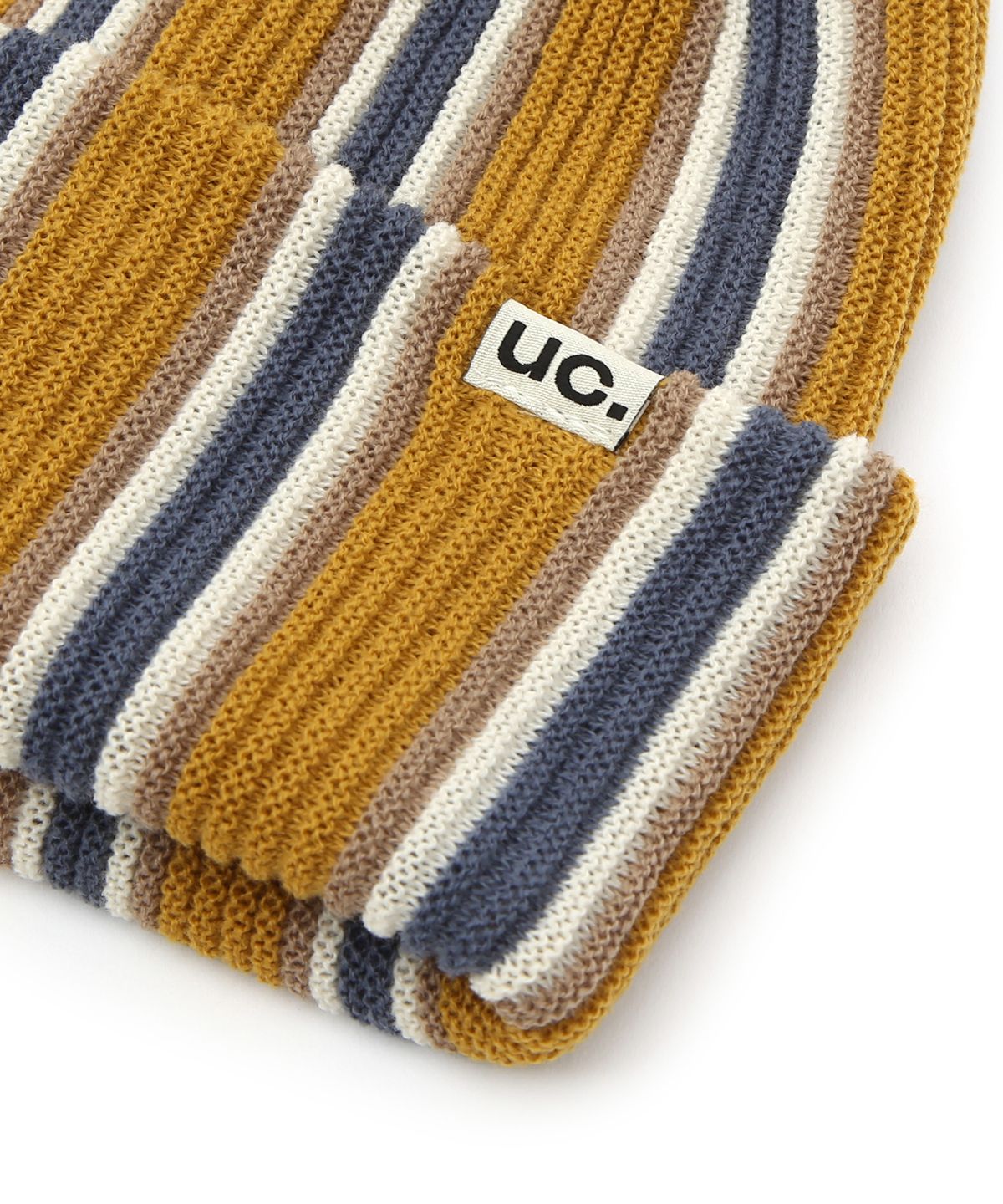 언더컨트롤(UNDERCONTROL) 스트라이프 롱비니 BEANIE / VERTICAL STRIPE / MUSTARD