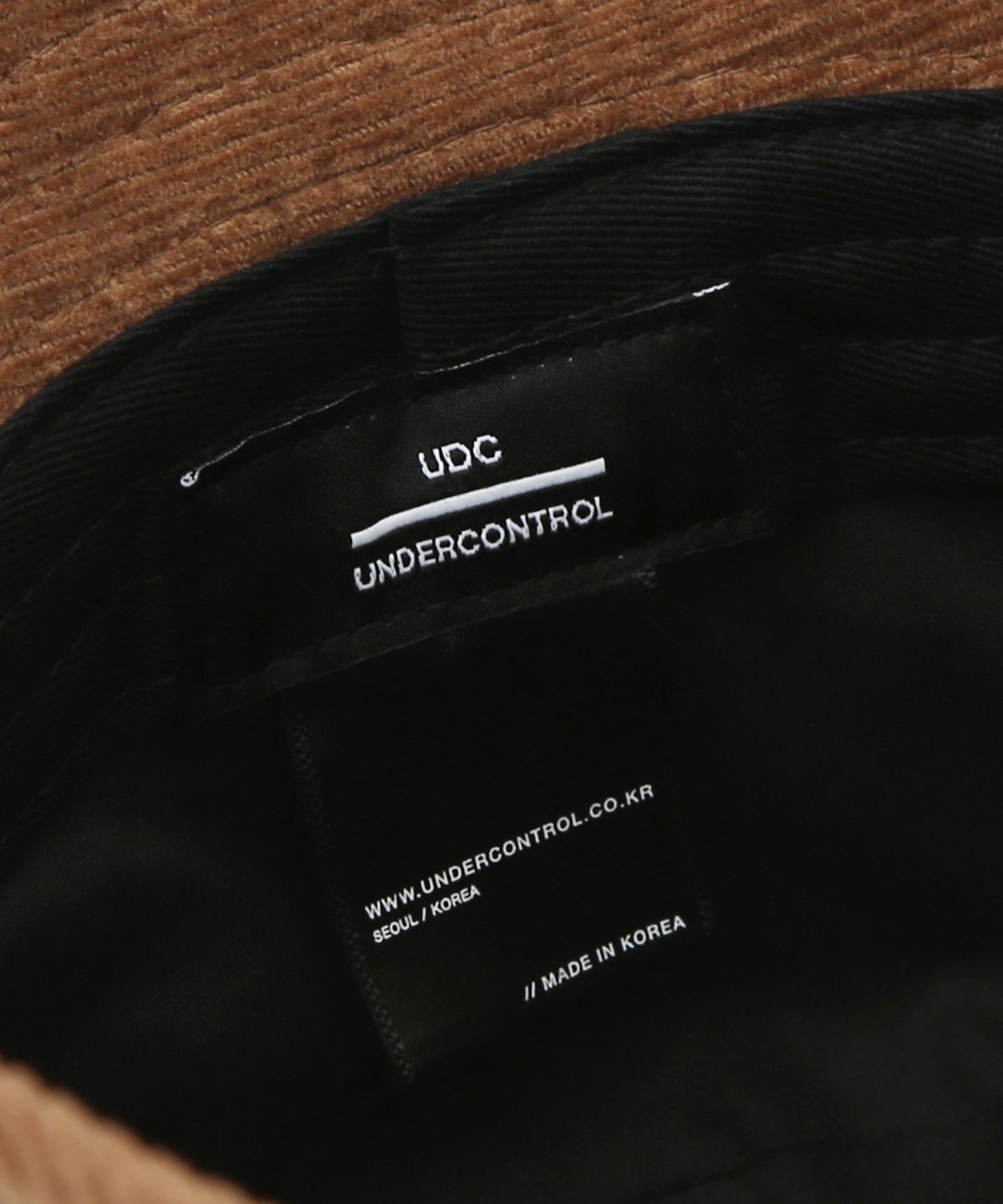 언더컨트롤(UNDERCONTROL) 데일리 코듀로이 버킷햇 OG BUCKET / CD / BROWN