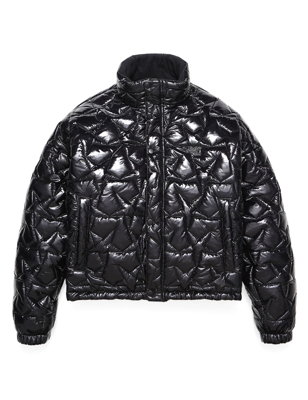 카비시(CAVISH) W ENAMEL STAR PADDED JACKET BLACK(CV2CWFB909A)