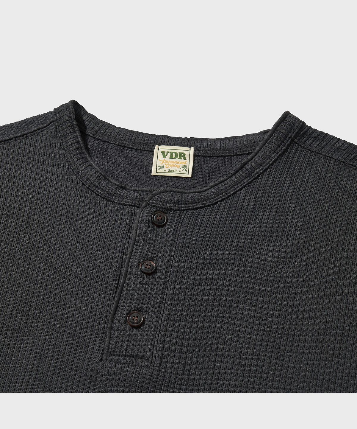 비디알(VDR) COZY HENLYNECK LONG SLEEVE [Smoke Gray]