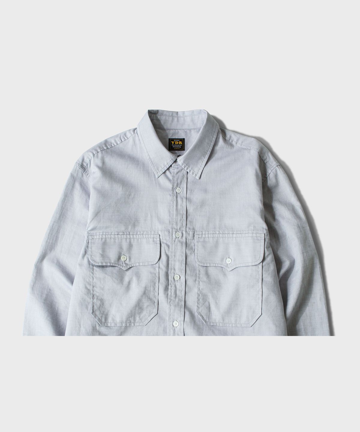 비디알(VDR) All SEASON 2POCKET SHIRTS [Quiet Gray]