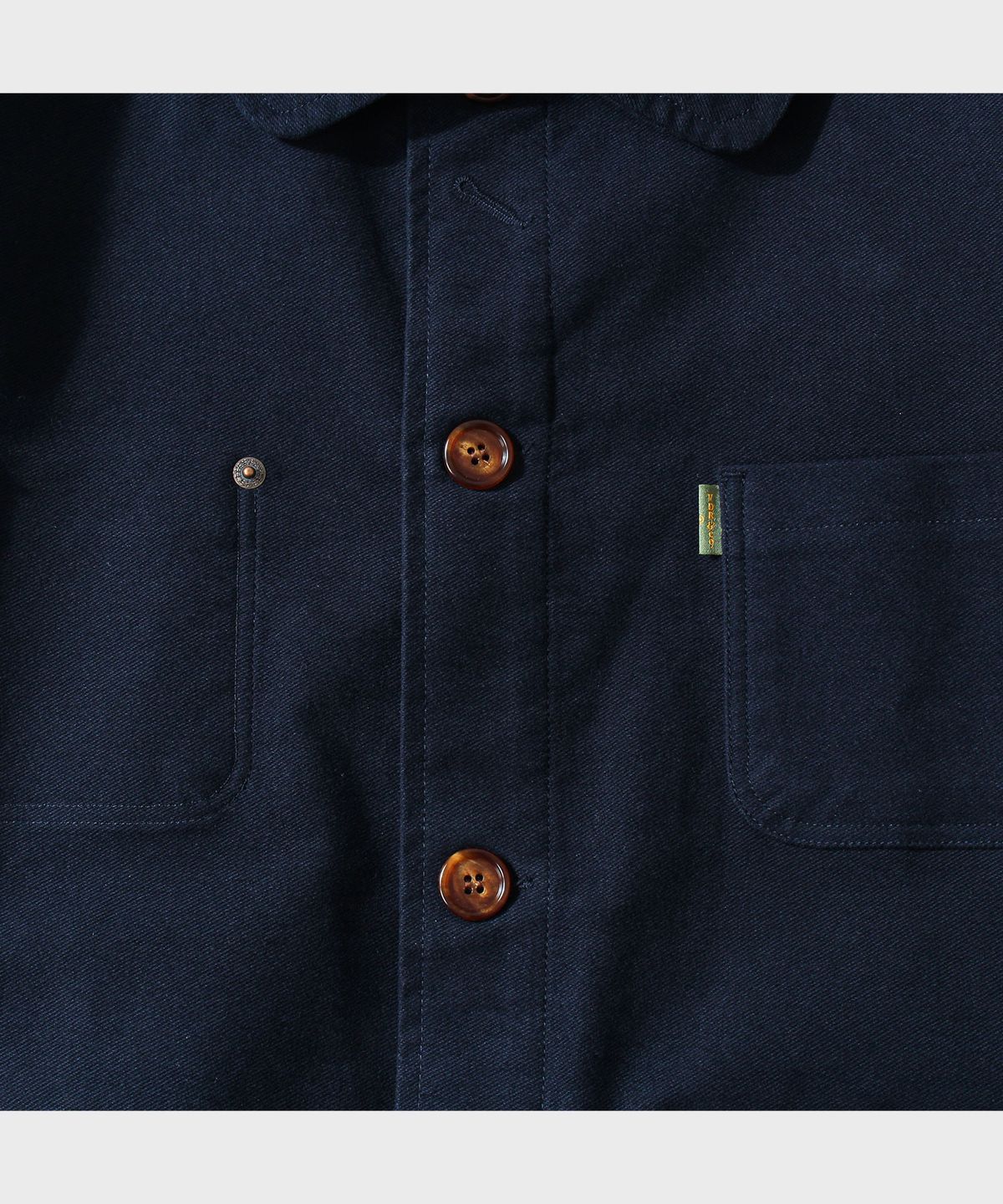 비디알(VDR) MOLESKIN CHORE JACKET [Sailor Blue]