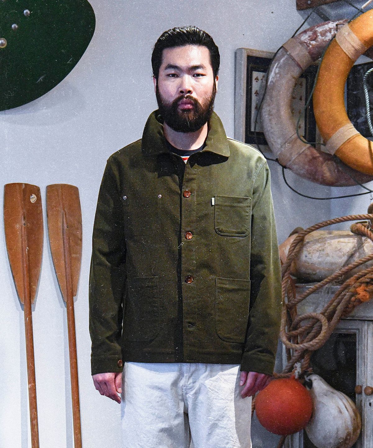 비디알(VDR) MOLESKIN CHORE JACKET [Military Camp]