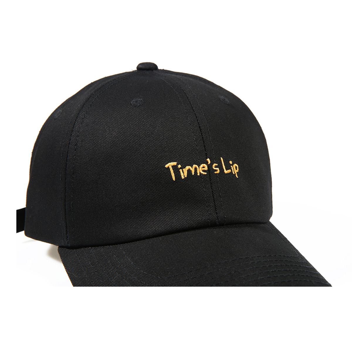 타임슬립(TIME SLIP) 카툰 레터링 블랙 볼캡 TBC06901