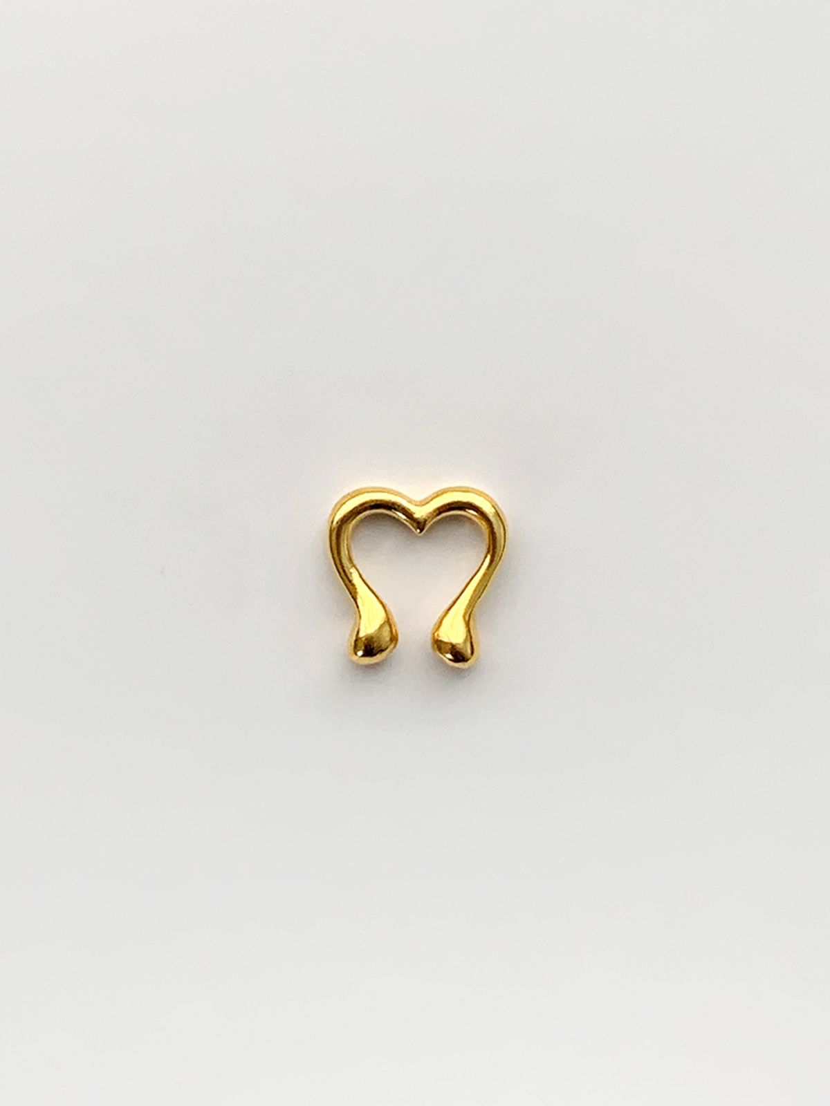 마르스봄(MARSBOM) heart bold gold earcuff