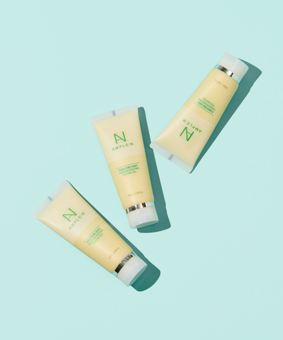 앰플엔(AMPLEN) 퓨리파잉샷 호박 효소 필링젤 100ml 듀오