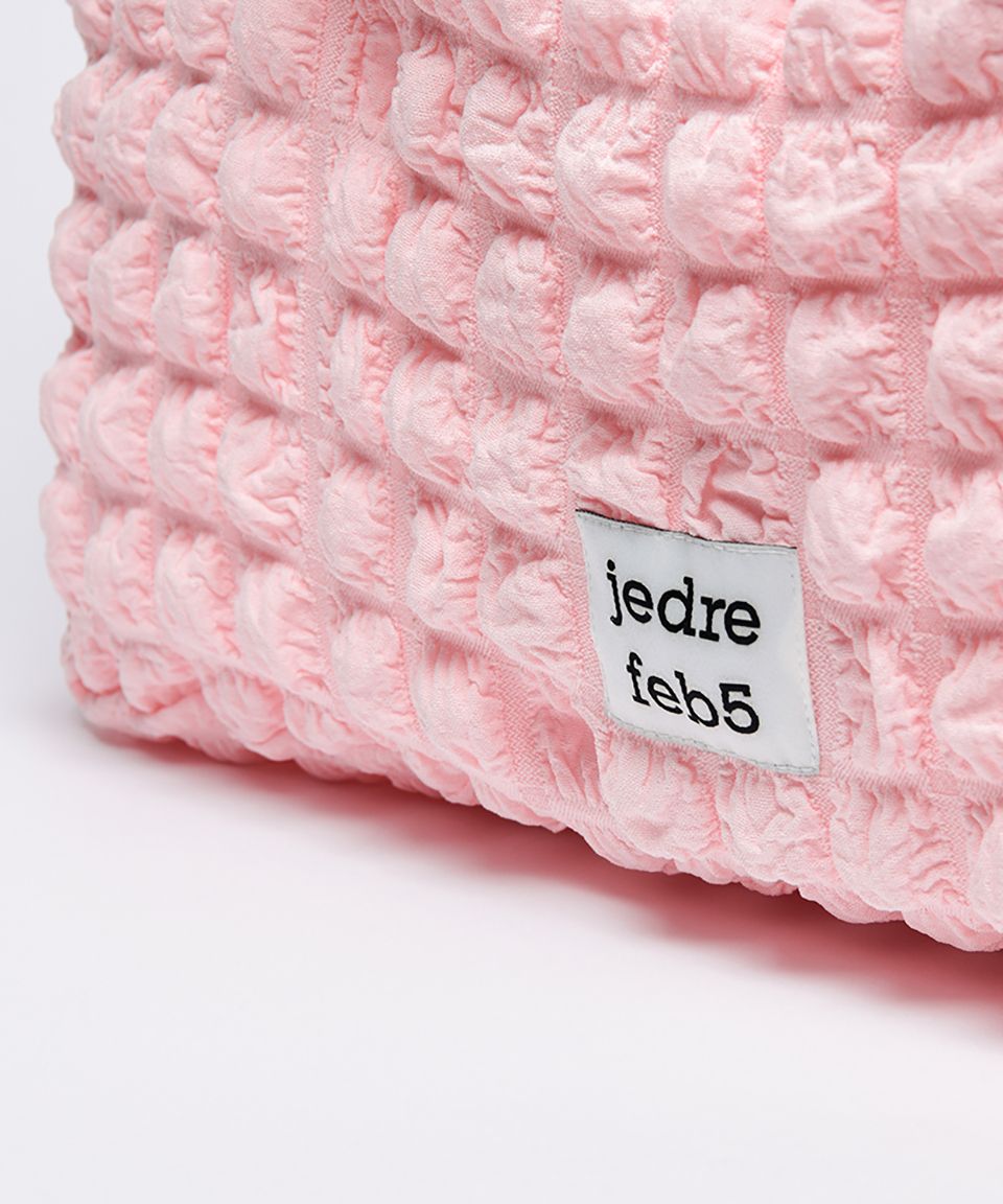MUSINSA | JEDREFEB5 Croffle shoulder bag pink