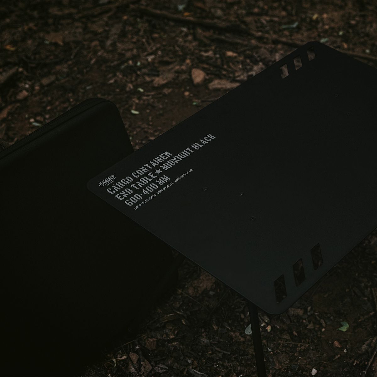 카고 컨테이너(CARGO CONTAINER) 엔드 테이블 1ea (블랙)