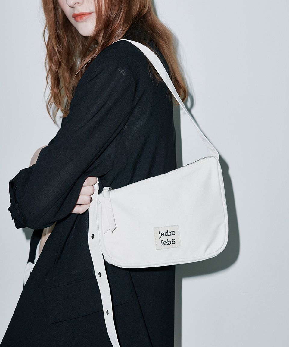 ★ JEDREFEB5★ Slant shoulder bag ivory j22ash006iv MUSINSA | JEDREFEB5 Slant shoulder bag ivory
