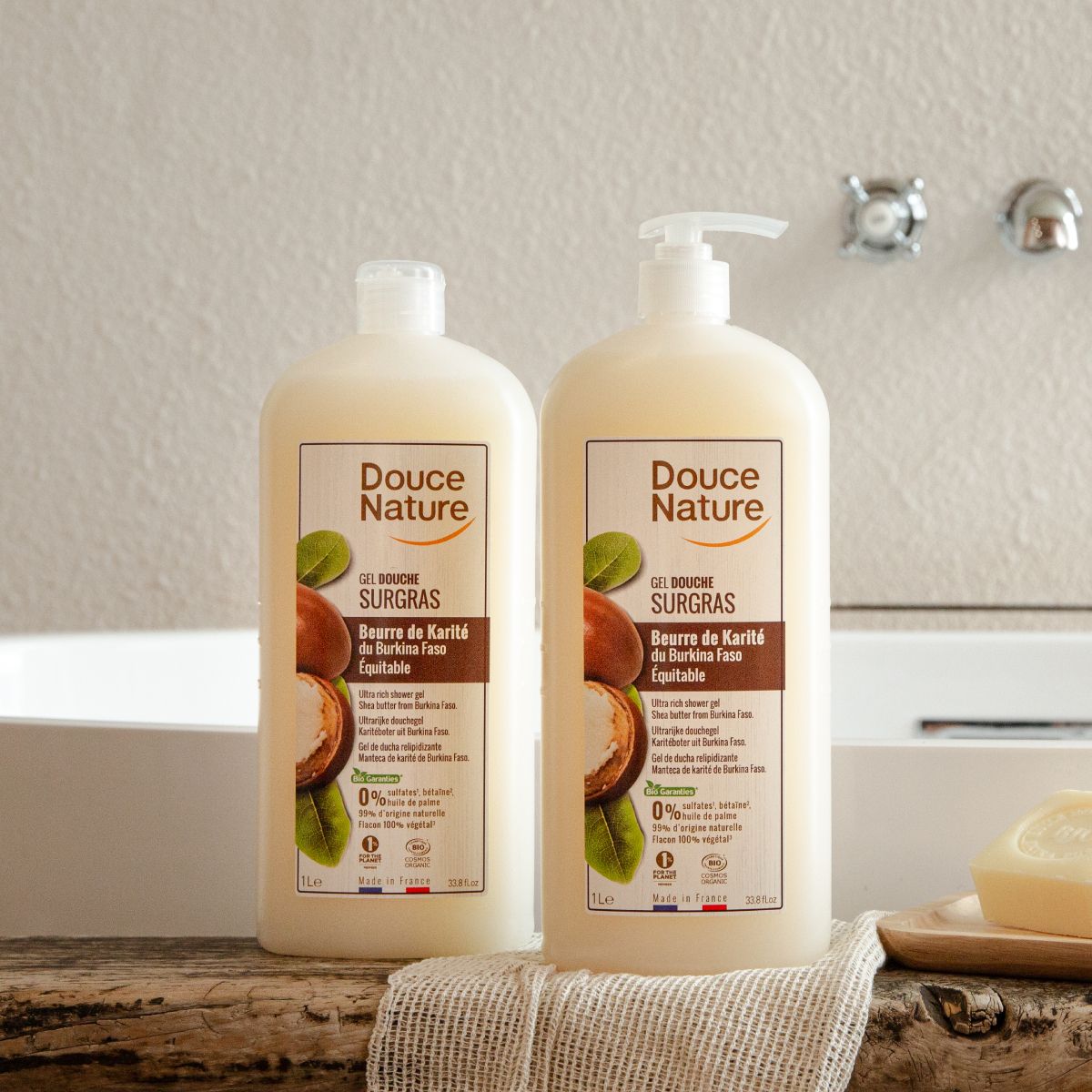두스나뚜르(DOUCE NATURE) 프랑스 오가닉 약산성 바디워시 시어버터 1,000ml