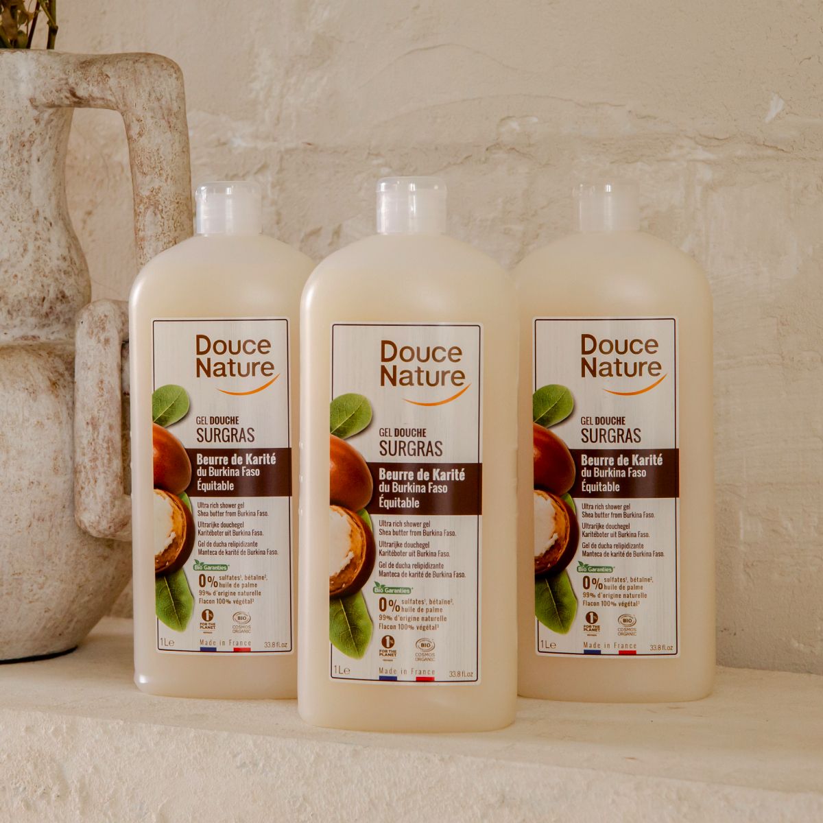 두스나뚜르(DOUCE NATURE) 프랑스 오가닉 약산성 바디워시 시어버터 1,000ml