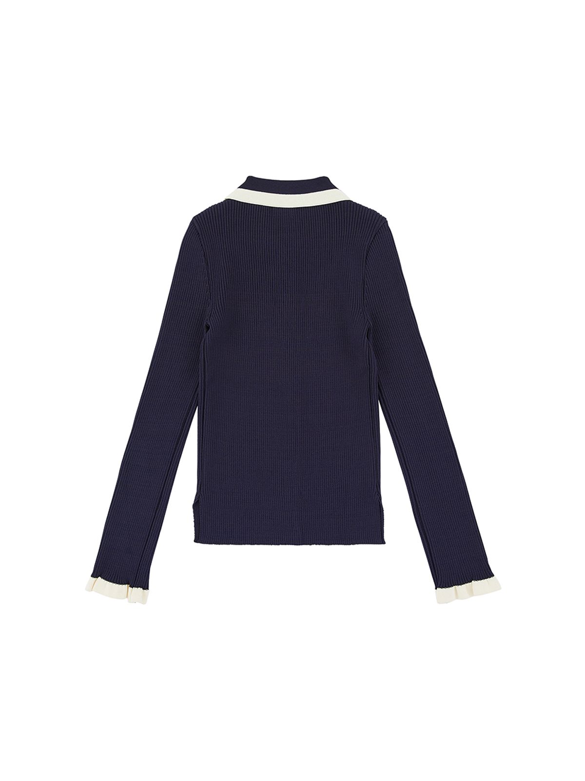 에즈이프 캘리(ASIF CALIE) SLIMFIT KNIT SHIRTS NAVY
