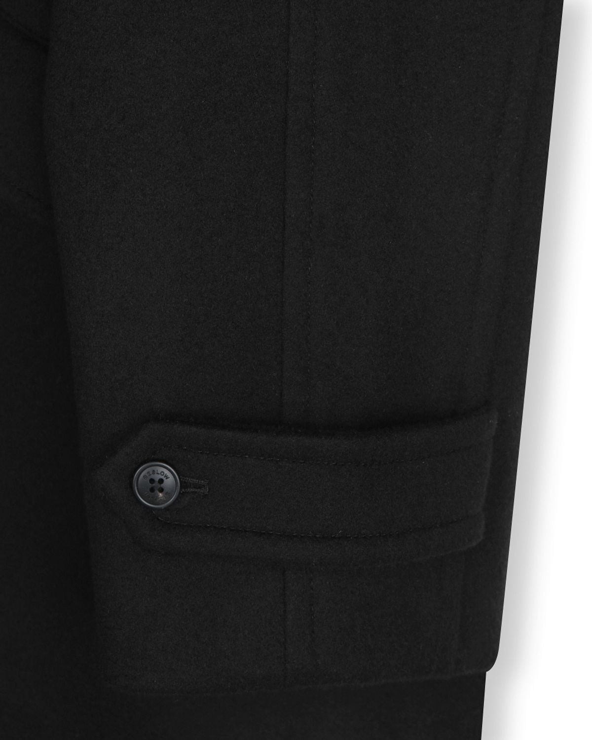 비슬로우(BESLOW) OVERSIZED CASHMERE BALMACAAN COAT BLACK