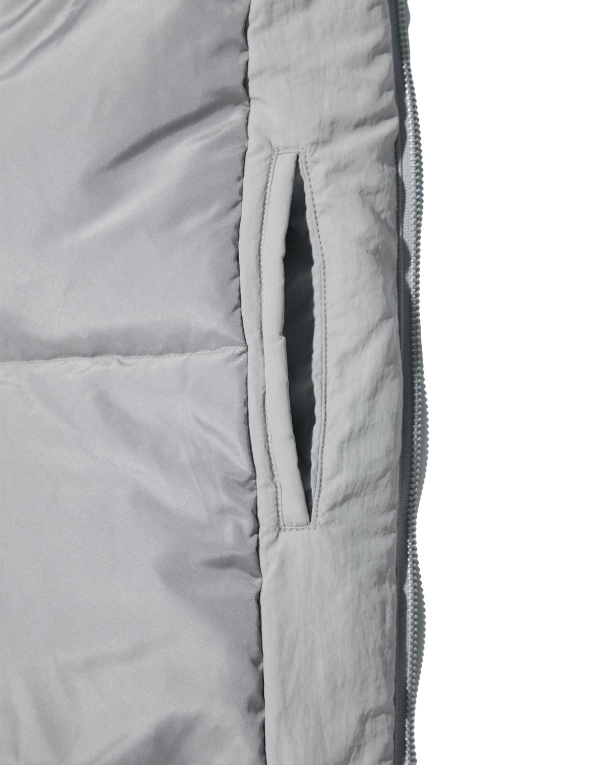 비슬로우(BESLOW) MK3 PUFFER DOWN LIGHT GREY
