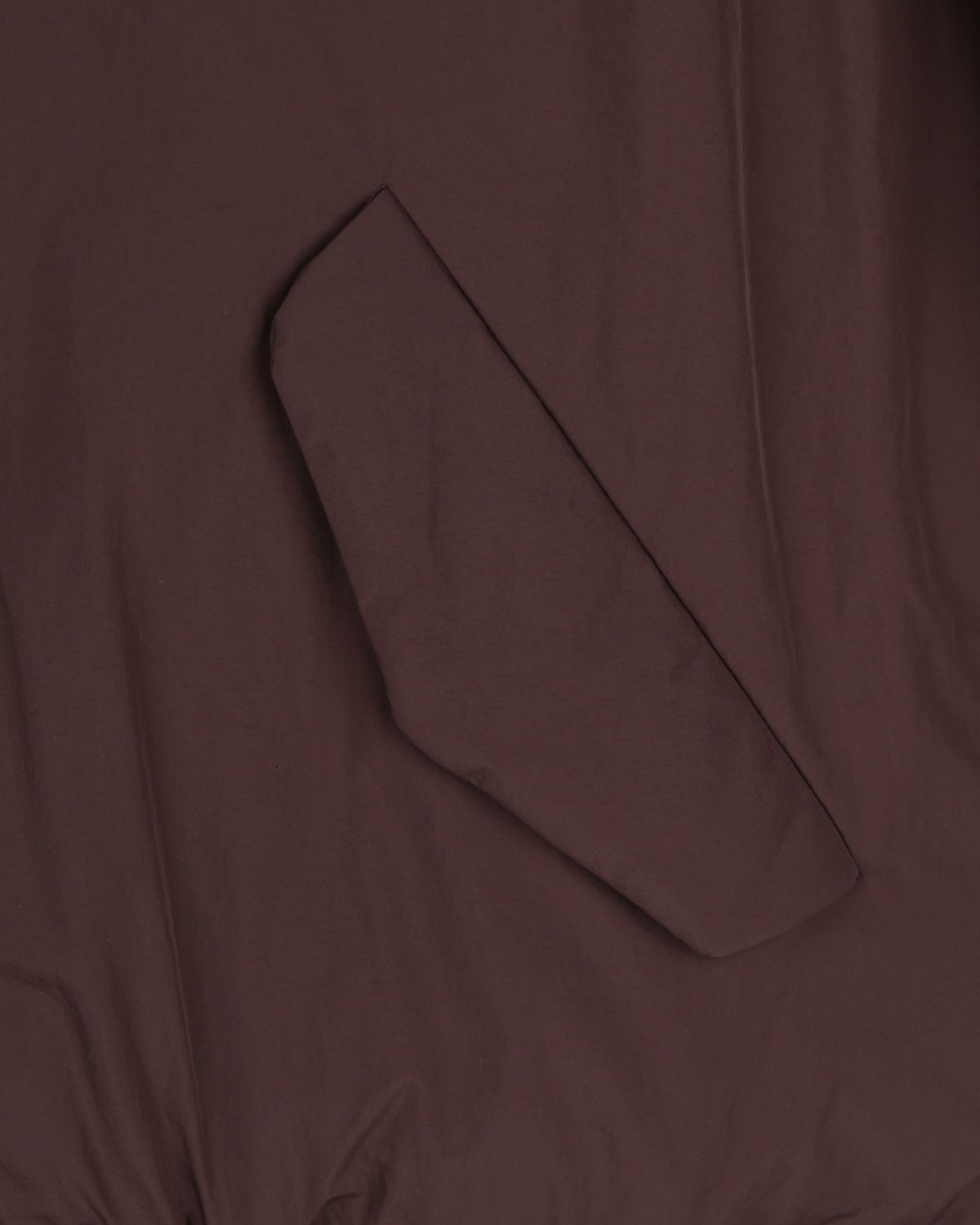 비슬로우(BESLOW) OVERSIZED M65 HOOD SHORT DOWN PARKA BROWN