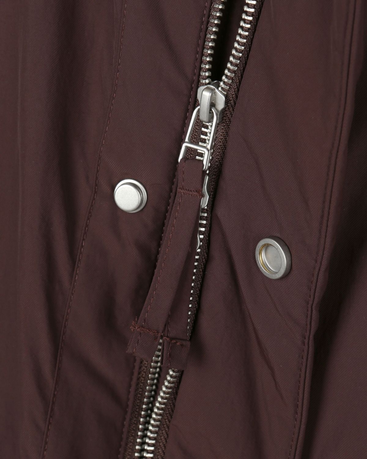 비슬로우(BESLOW) OVERSIZED M65 HOOD SHORT DOWN PARKA BROWN