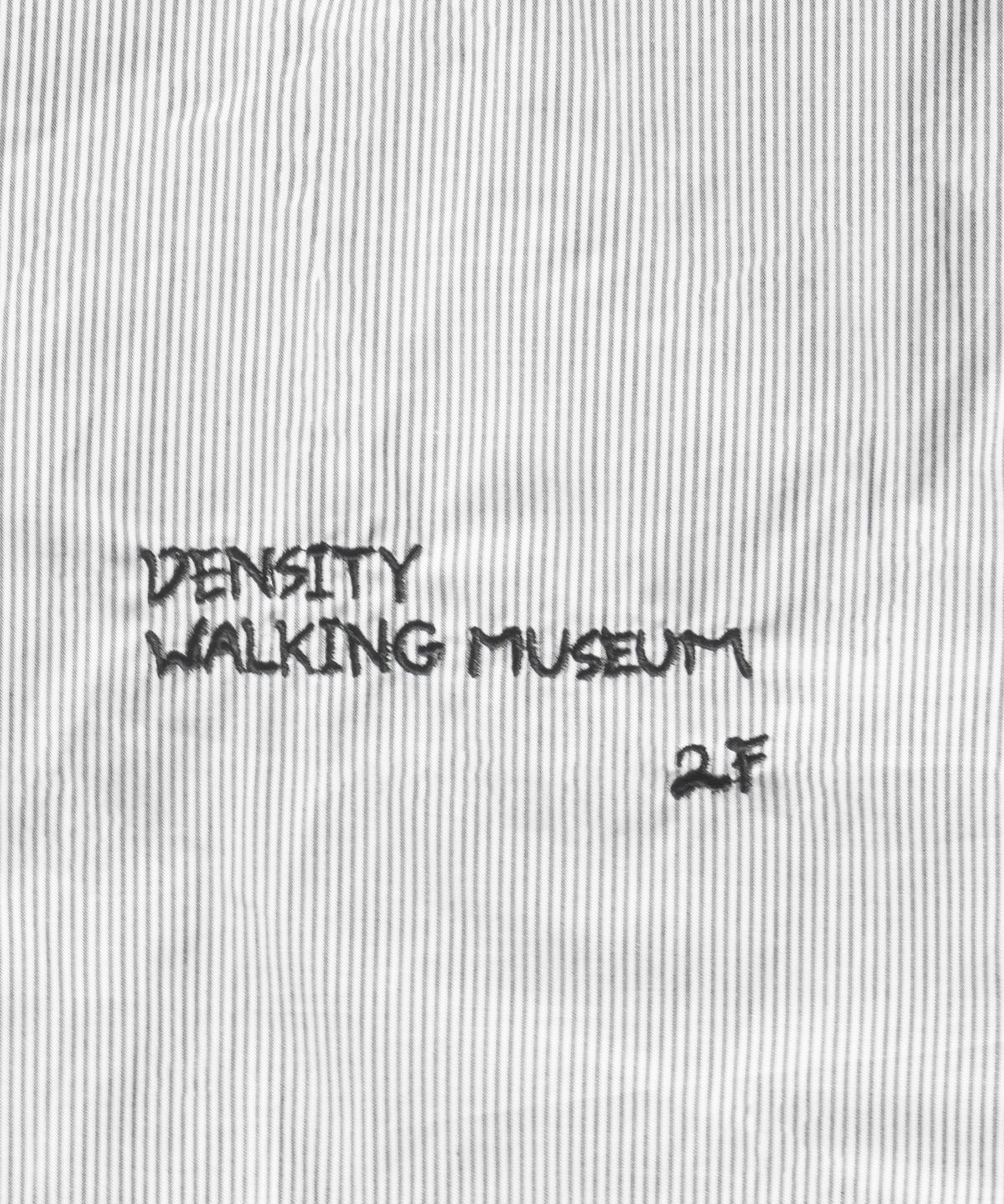 덴시티(DENSITY) 포켓 스트라이프 셔츠_라이트 그레이