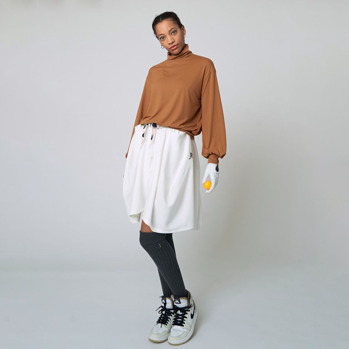 애스플래폼(ATHPLATFORM) AW22PS03 트윌리 볼륨 G 쇼츠_아이보리