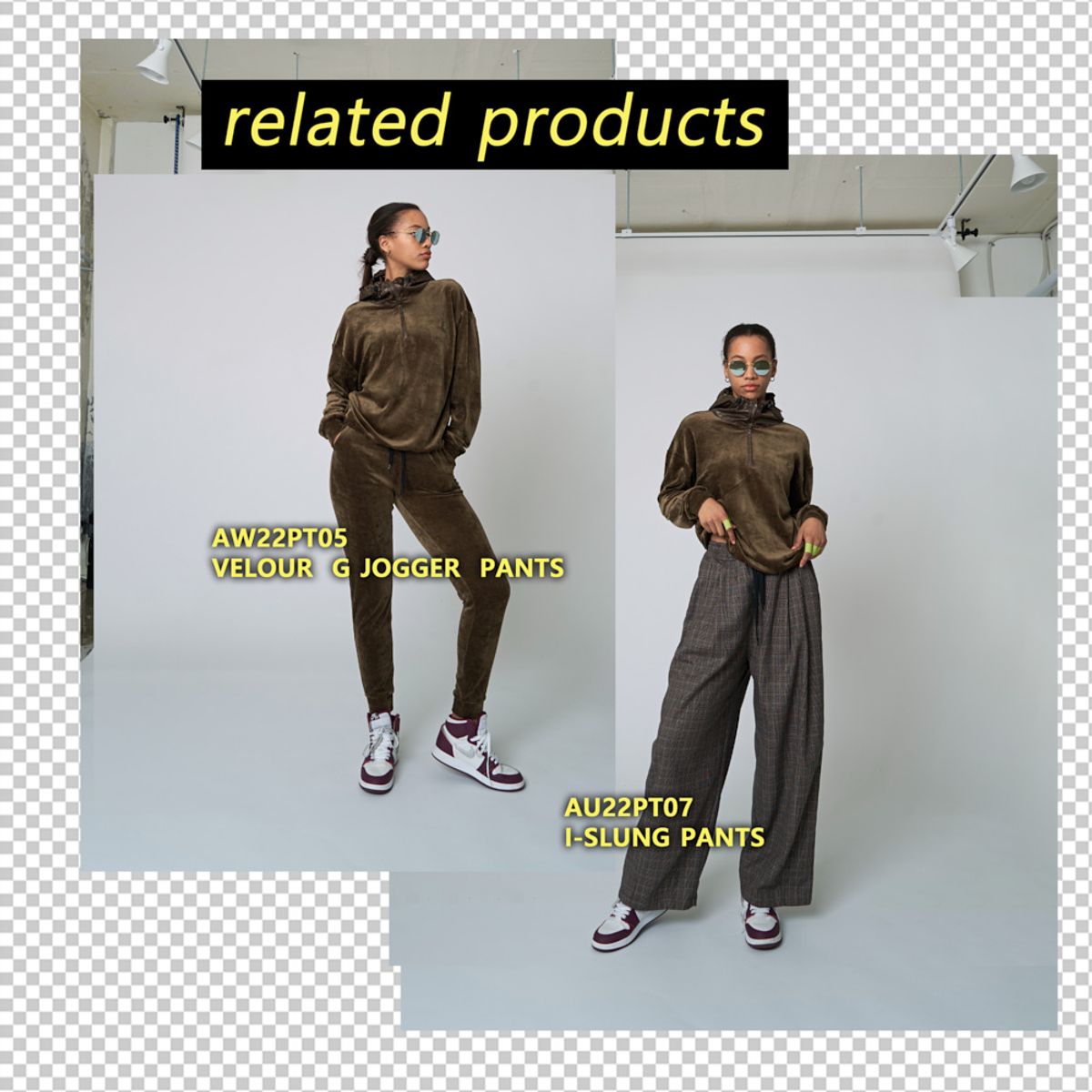 애스플래폼(ATHPLATFORM) AW22TL05  벨루어 G 후디_세피아