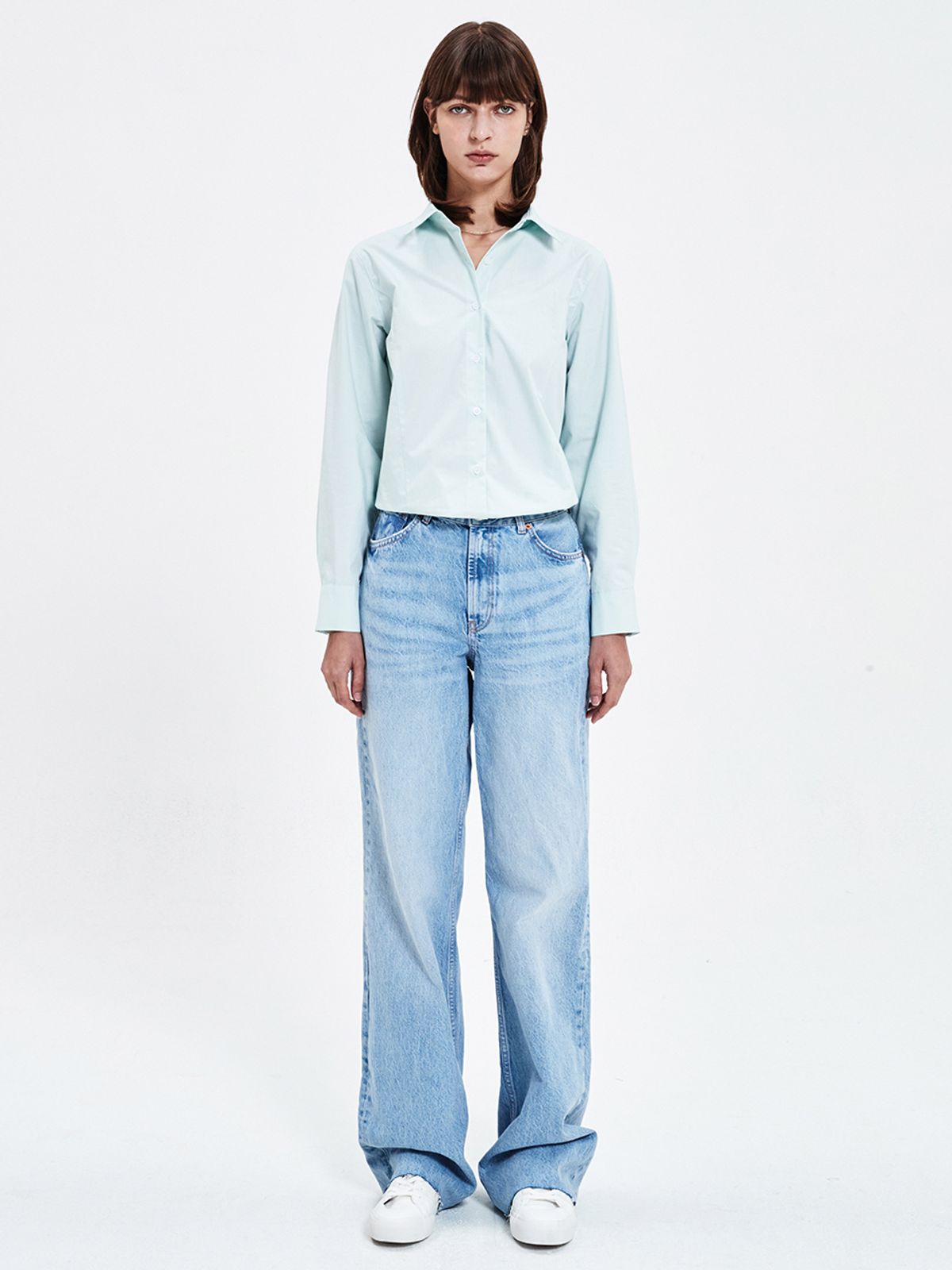 해브레스(HAVELESS) VERONA CLASSIC COTTON SHIRT MINT