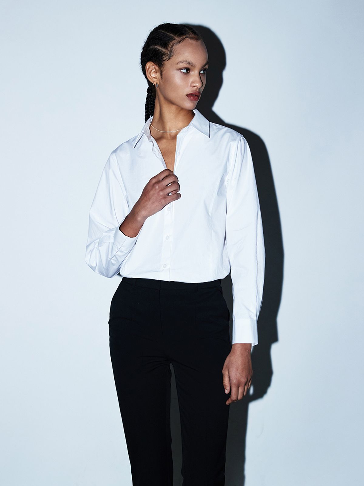 해브레스(HAVELESS) VERONA CLASSIC COTTON SHIRT WHITE