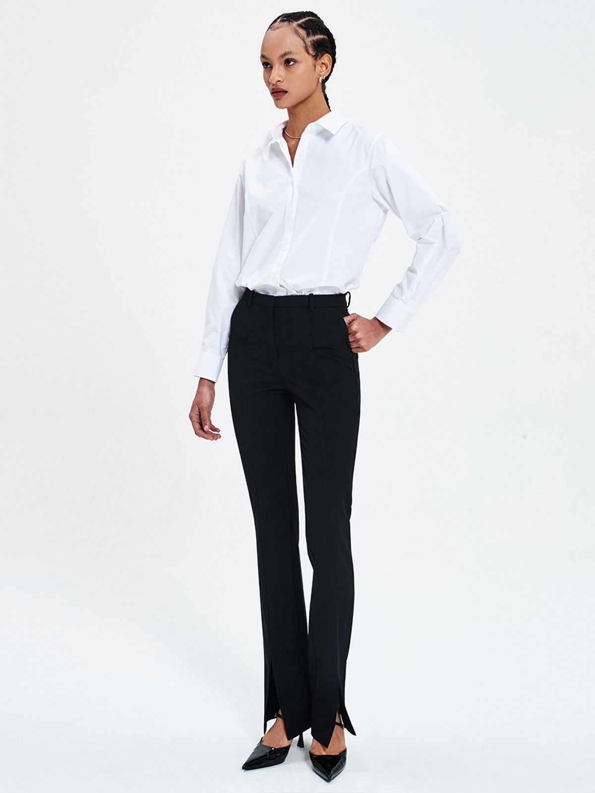 해브레스(HAVELESS) VERONA CLASSIC COTTON SHIRT WHITE