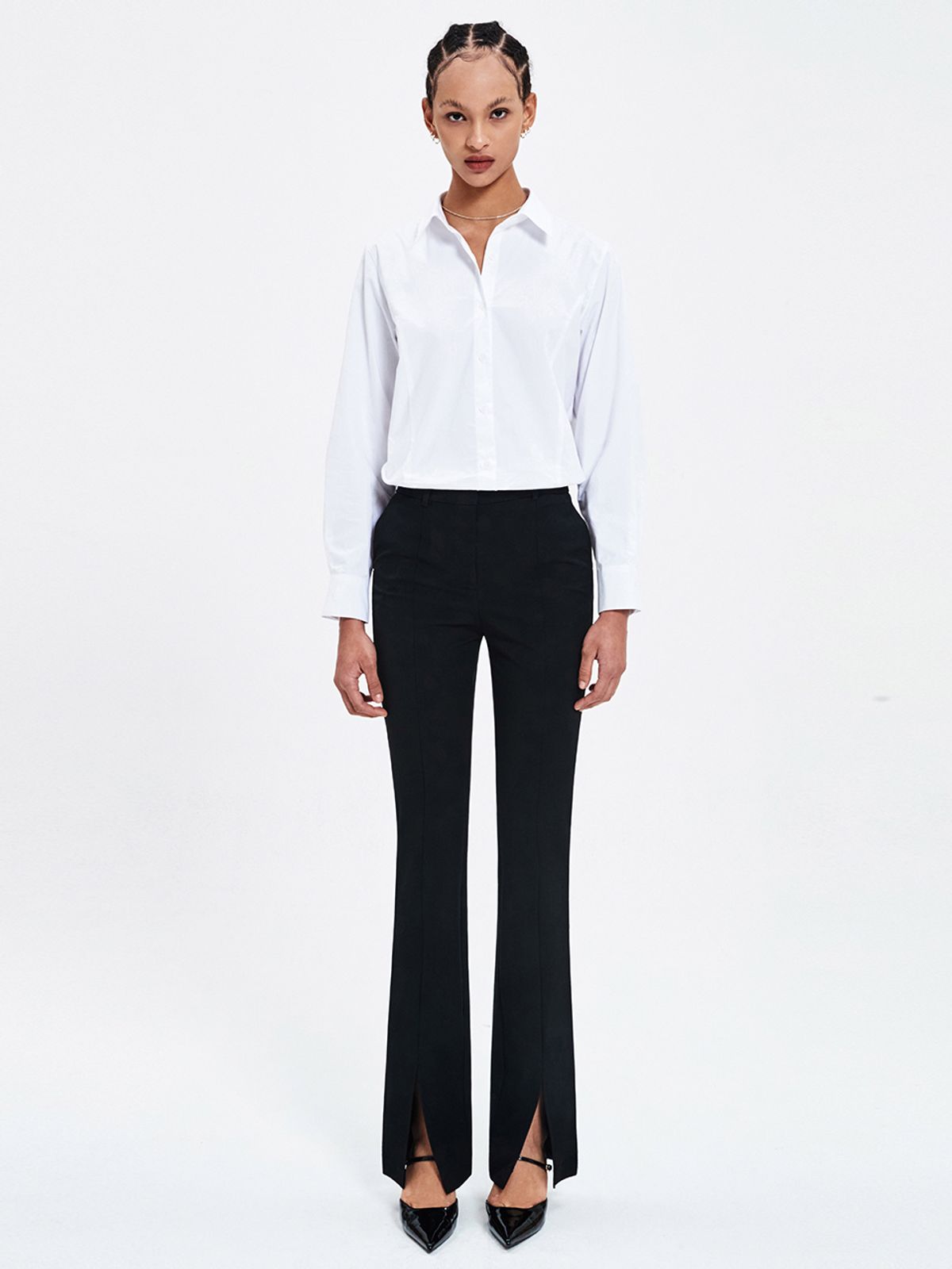 해브레스(HAVELESS) VERONA CLASSIC COTTON SHIRT WHITE