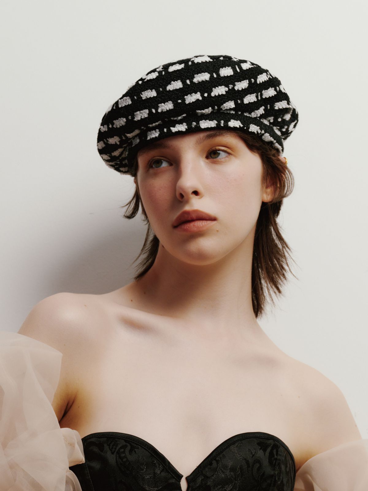 포에지담(POESIEDAME) [Life PORTRAIT] MONO CLOUD BERET
