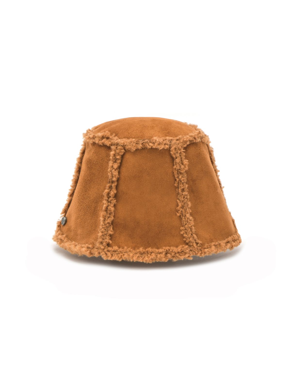 포에지담(POESIEDAME) [Life PORTRAIT] Shearling reversible bucket hat in Camel