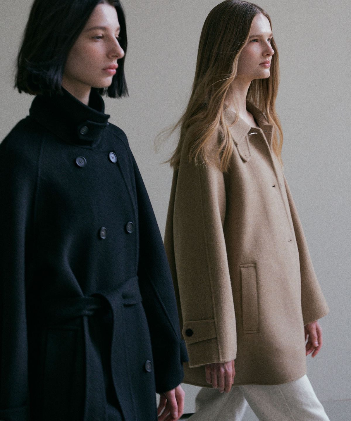 링서울(LINGSEOUL) handmade wool half coat-camel