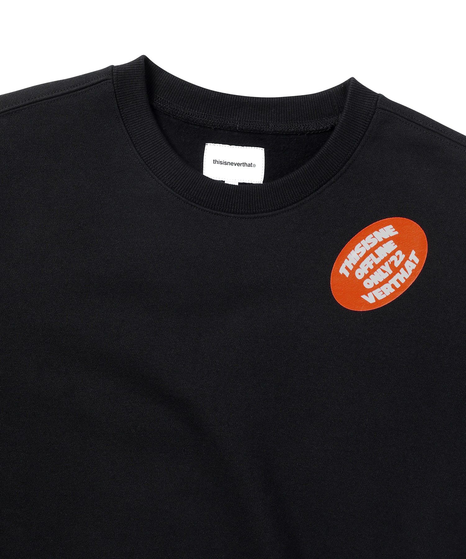 さらに100円引き◆thisisneverthat◆Script Label Crewneck さらに100円引き◇thisisneverthat◇T-Logo Crewneck